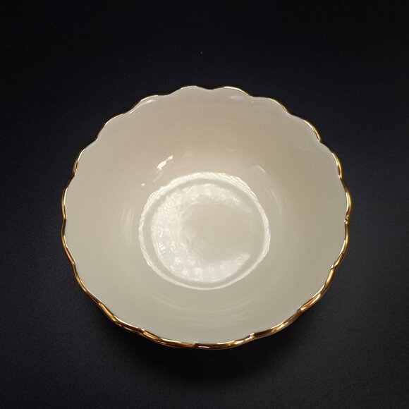 Lenox Rosebud Collection All Purpose Bowl Gold Trim Floral Decorative - Picture 8 of 10